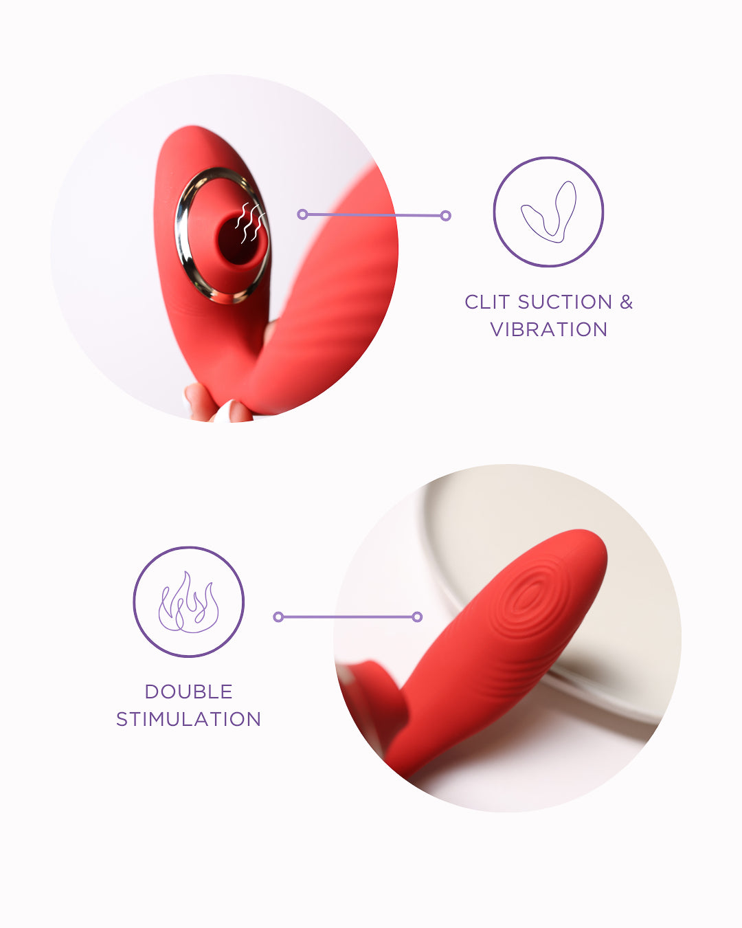 The Nympho Pulse Pro / Sucking Vibrator