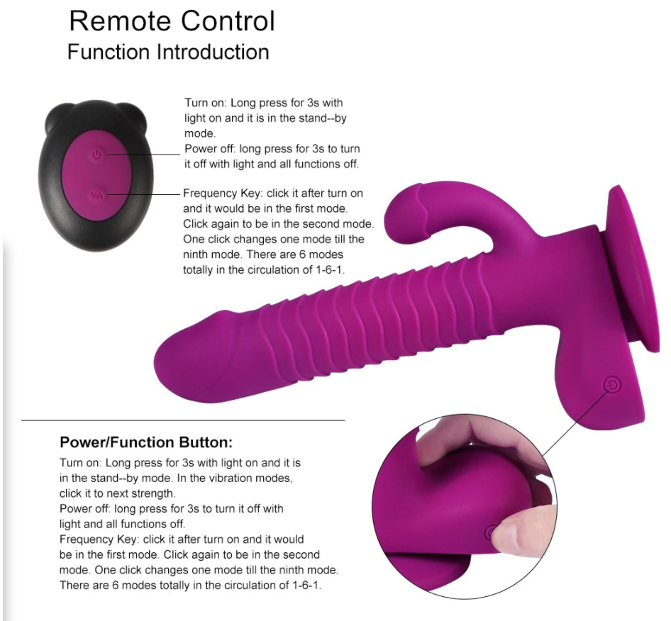 Nympho Retractable Vibrator