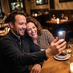 Tyler and Lena on date night